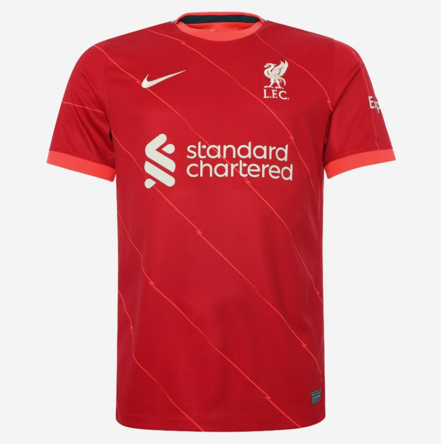 2021/22 Liverpool Home Kit Soccer Jersey